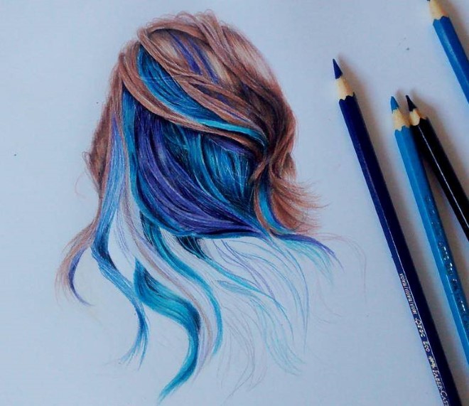 نقاشی های زیبای مو توسط هنرمند برزیلی گراسیله کوستا